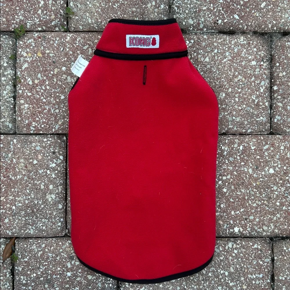 KONG Reversible Microfiber Fleece Vest w/Reflective Trim size Small/Medium